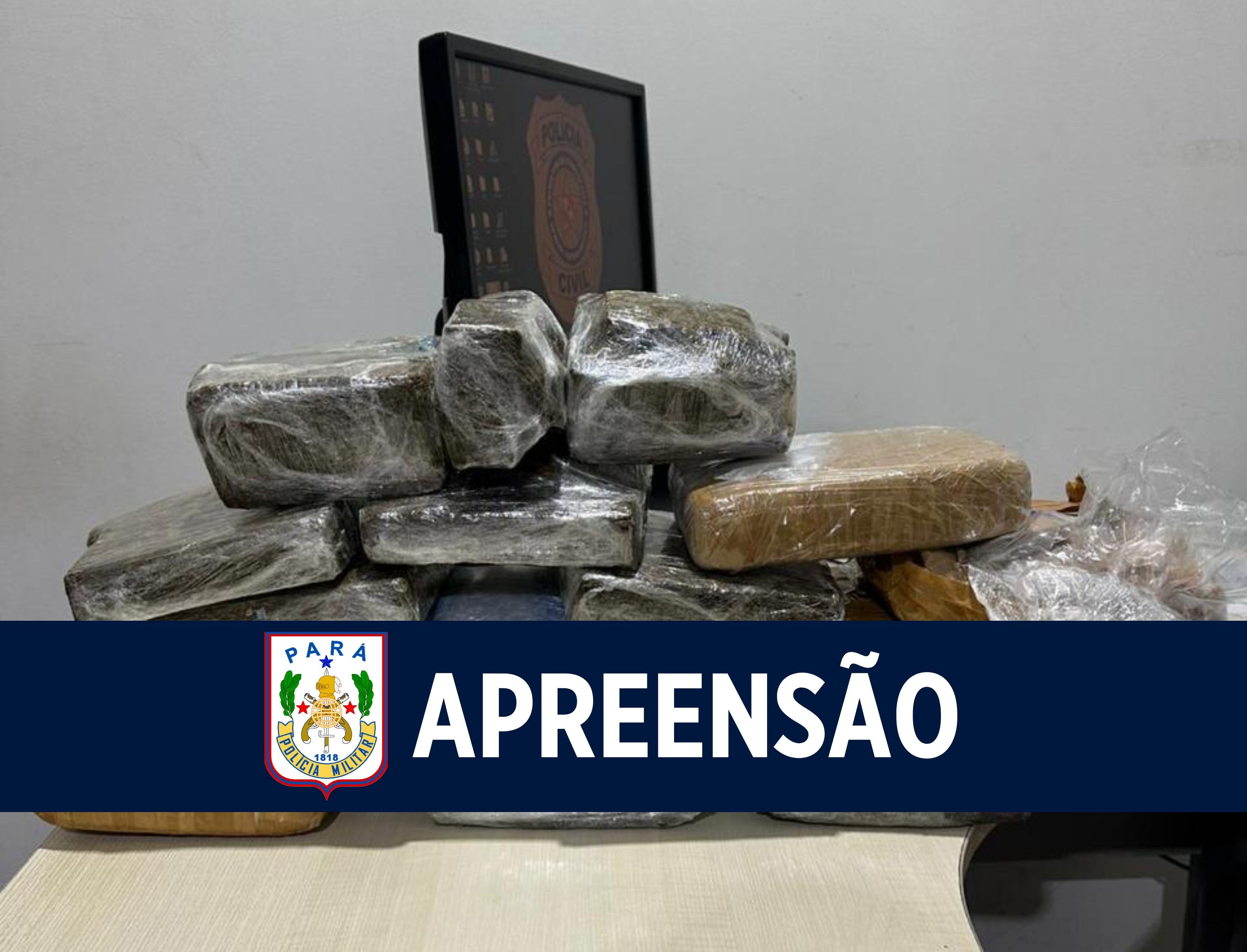 Rotam apreende entorpecentes que seriam distribuidos no bairro do Benguí