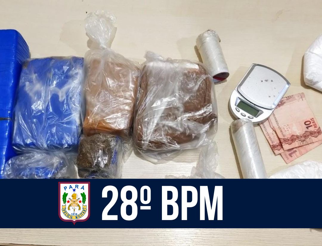 28° BPM contra o tráfico: prisão e apreensão de drogas no Umarizal