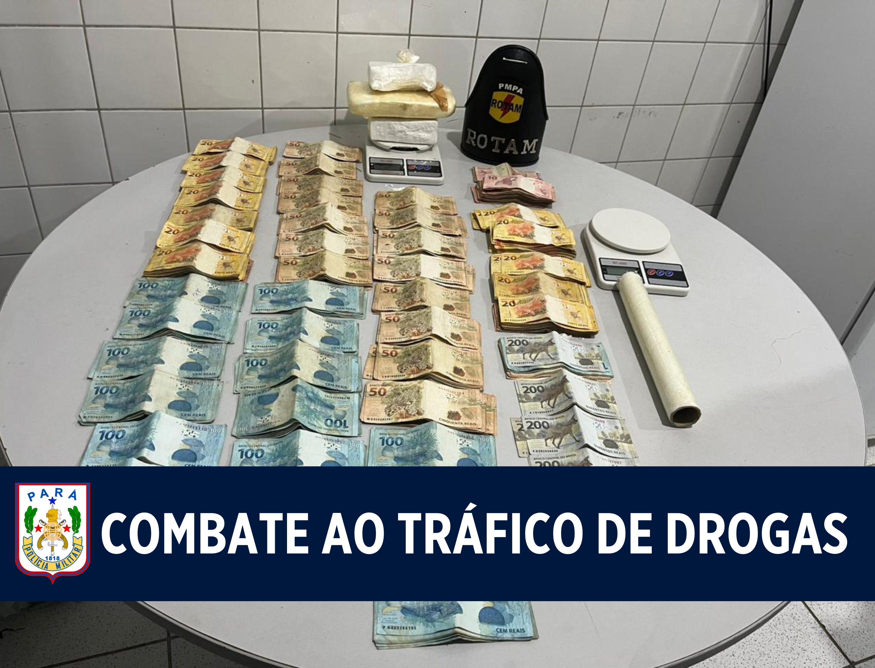 Ação da Rotam desarticula ponto de tráfico em Belém