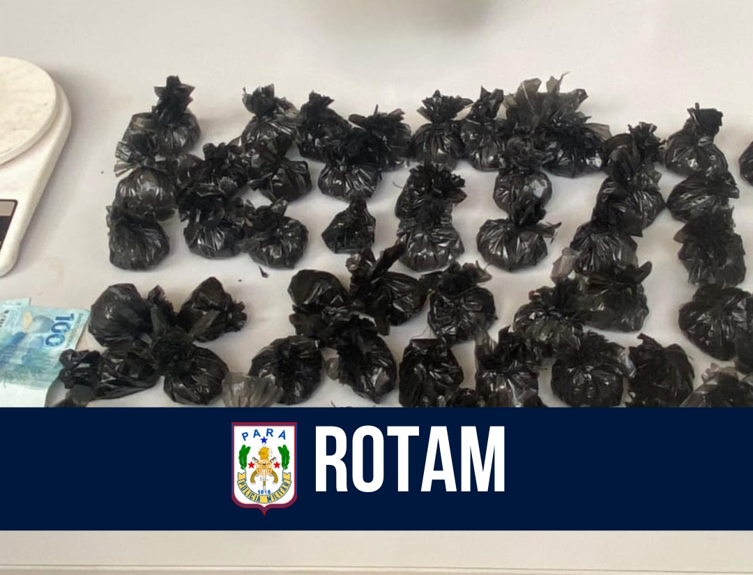 ROTAM prende suspeita de tráfico de entorpecentes em Belém