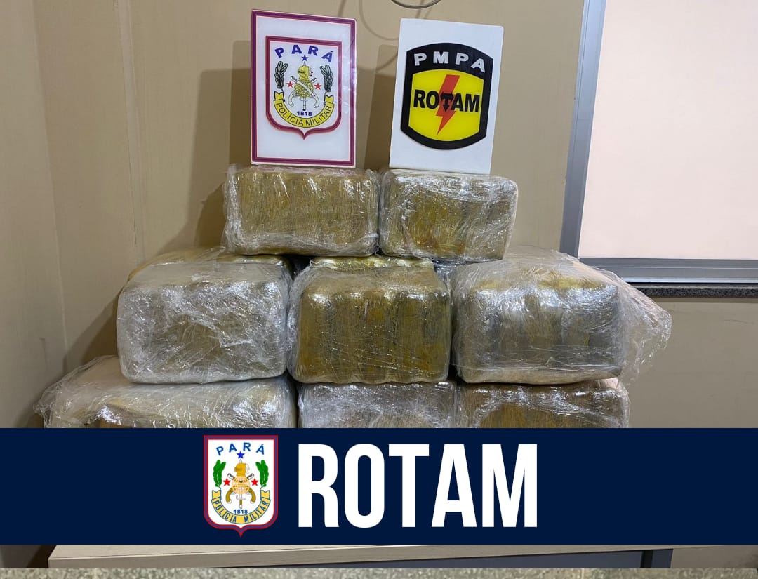 ROTAM PRENDE SUSPEITO E APREENDE 71 TABLETES DE DROGAS