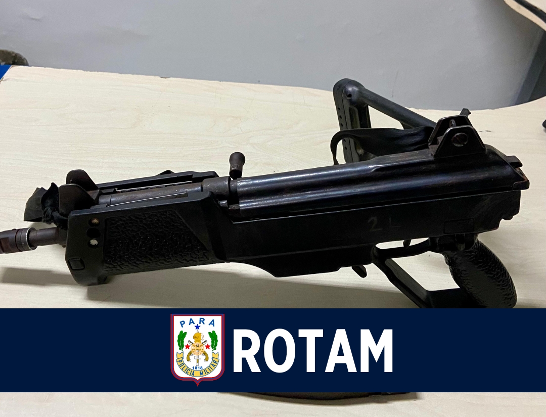 ROTAM apreende arma longa em Marituba