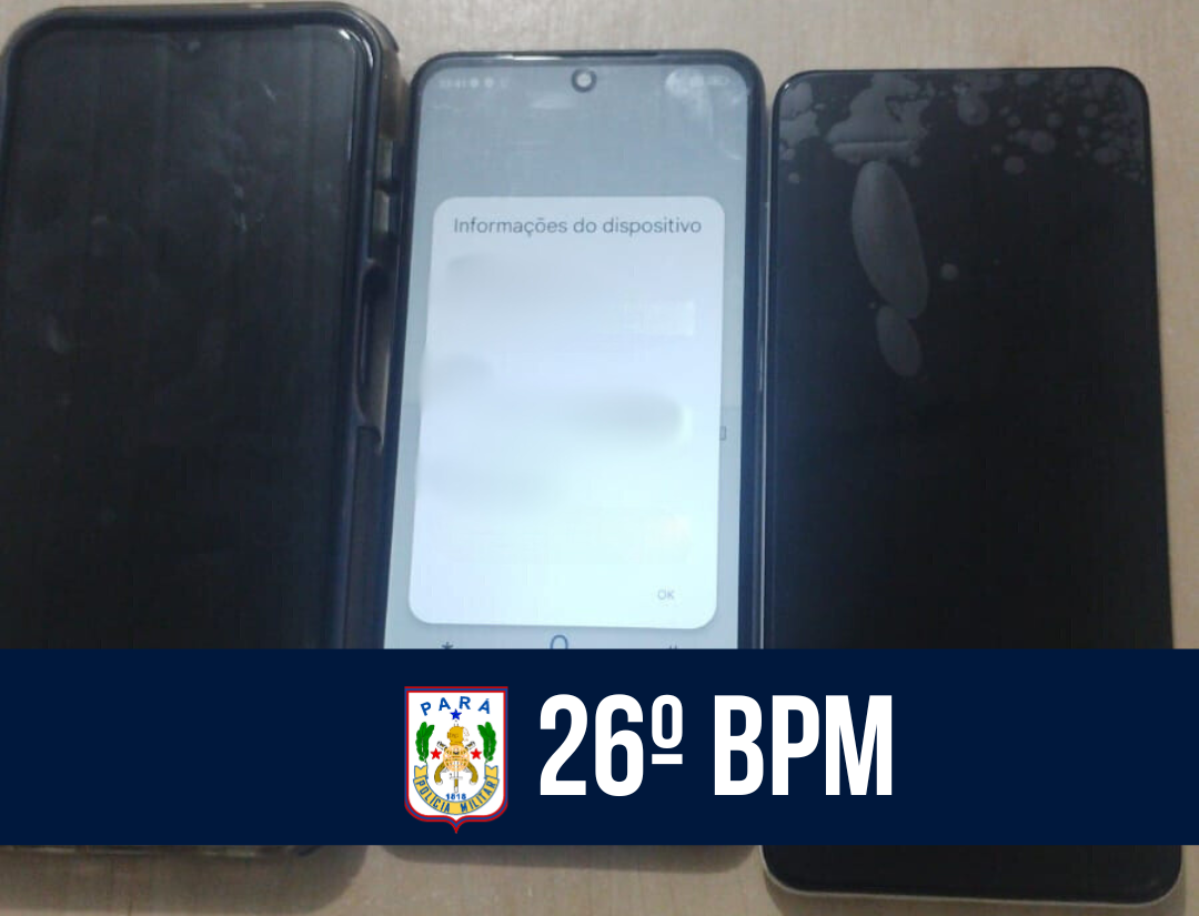 PMPA Mobile: 26º BPM recupera celular roubado em Outeiro