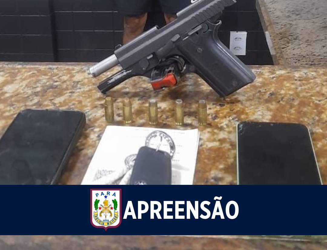 PMPA prende homem com arma de uso restrito em Salinópolis