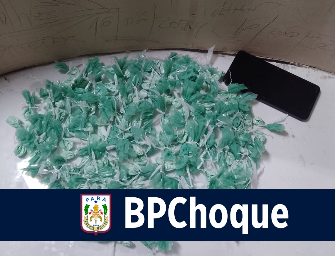 BPChoque: Mulher é presa por tráfico de drogas no Condor