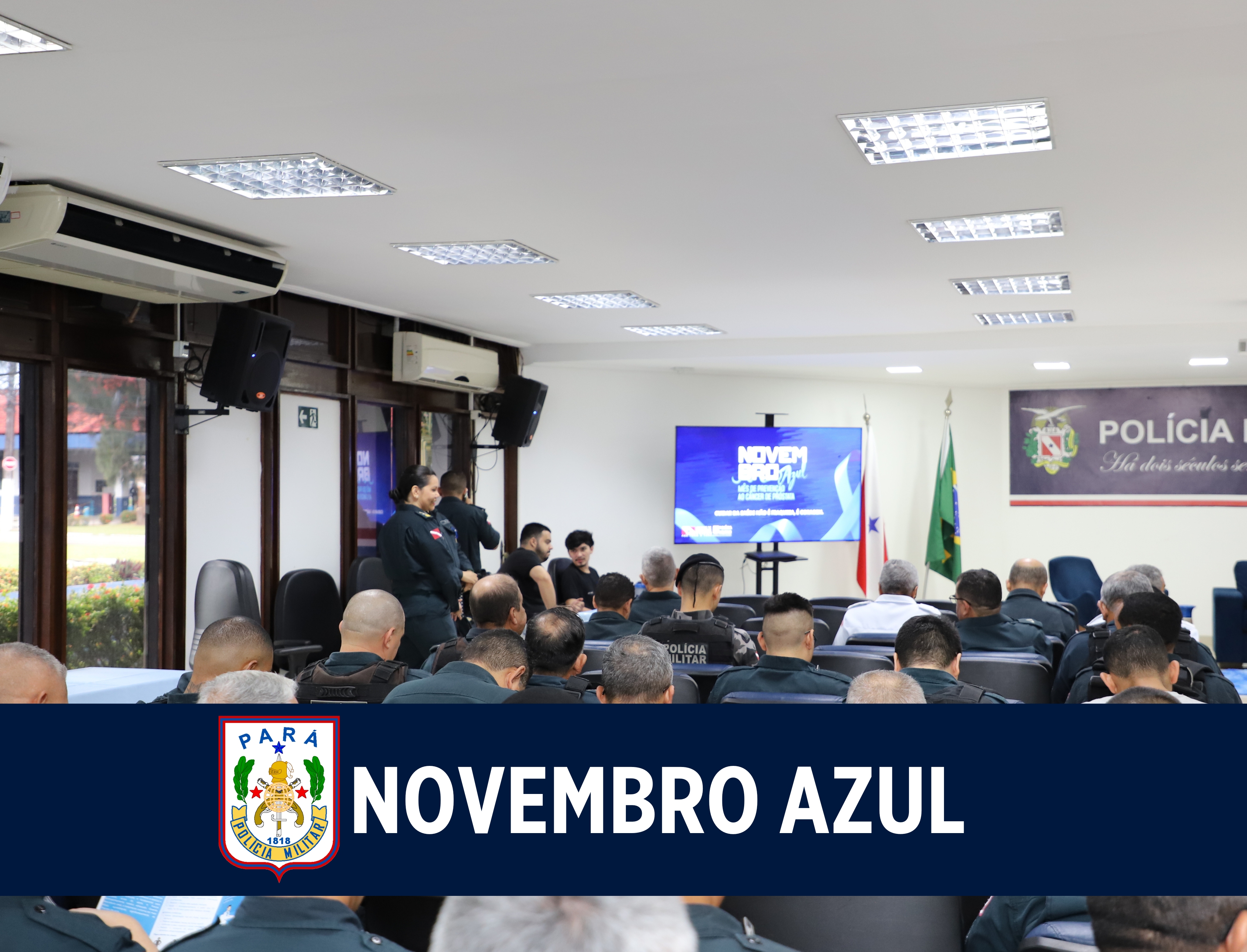 PM do Pará realiza solenidade do Novembro Azul e reforça ações de prevenção à saúde do efetivo