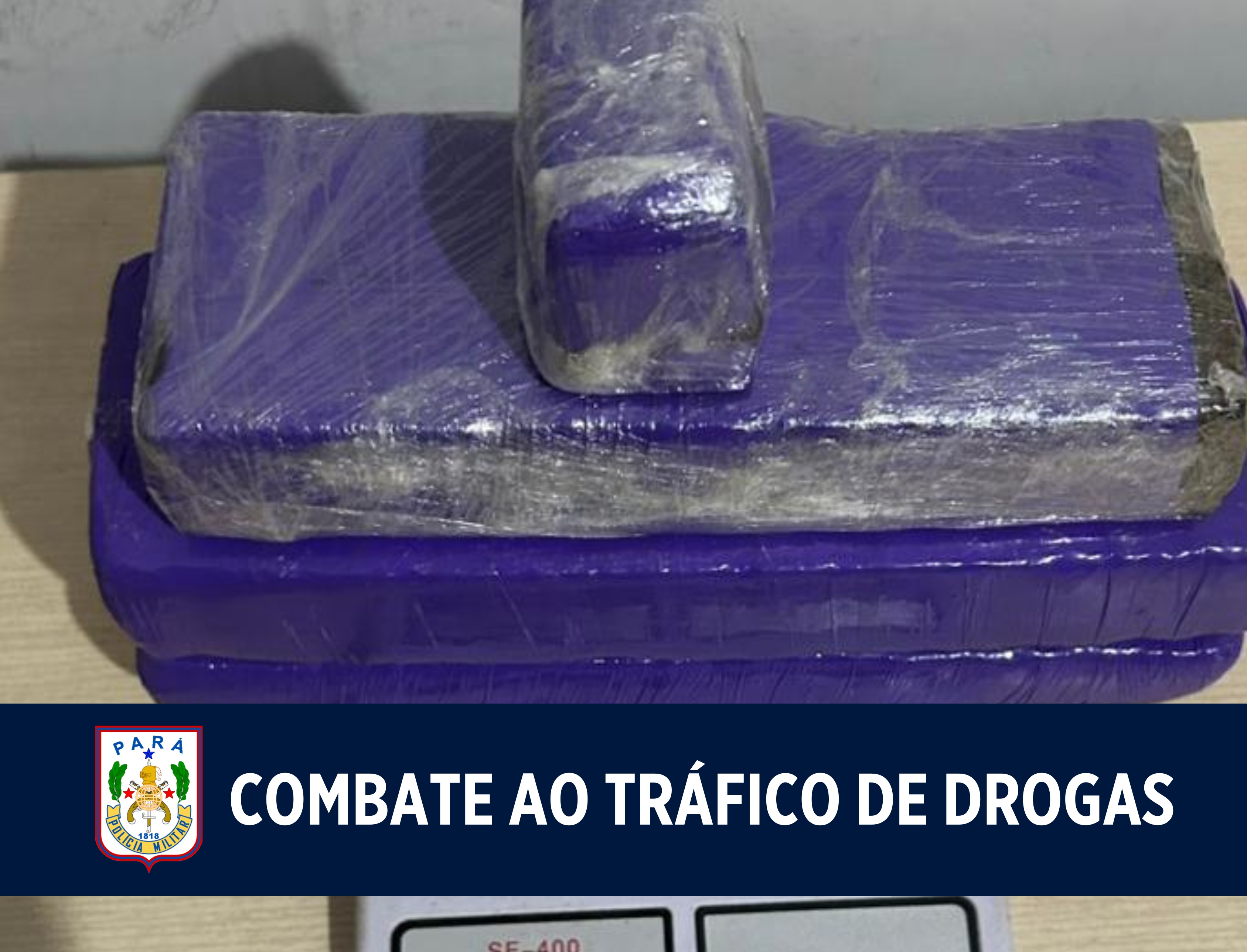 Em  Tailândia, ação da PM apreende entorpecentes 