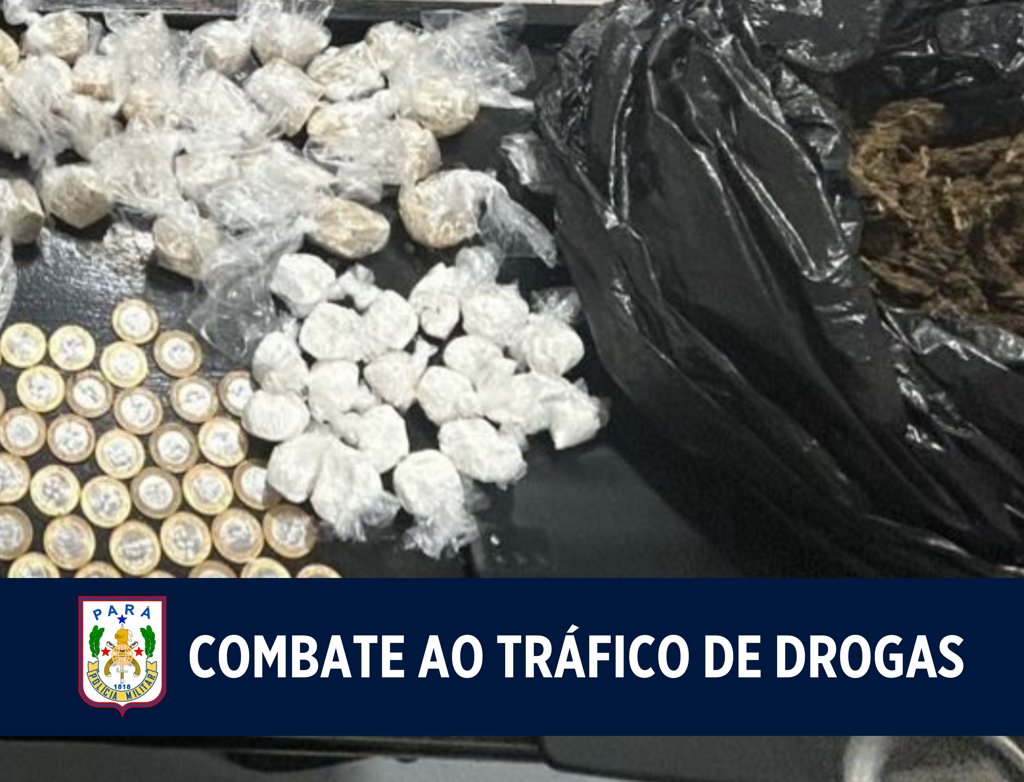 Polícia Militar prende dois homens por tráfico de drogas em Afuá