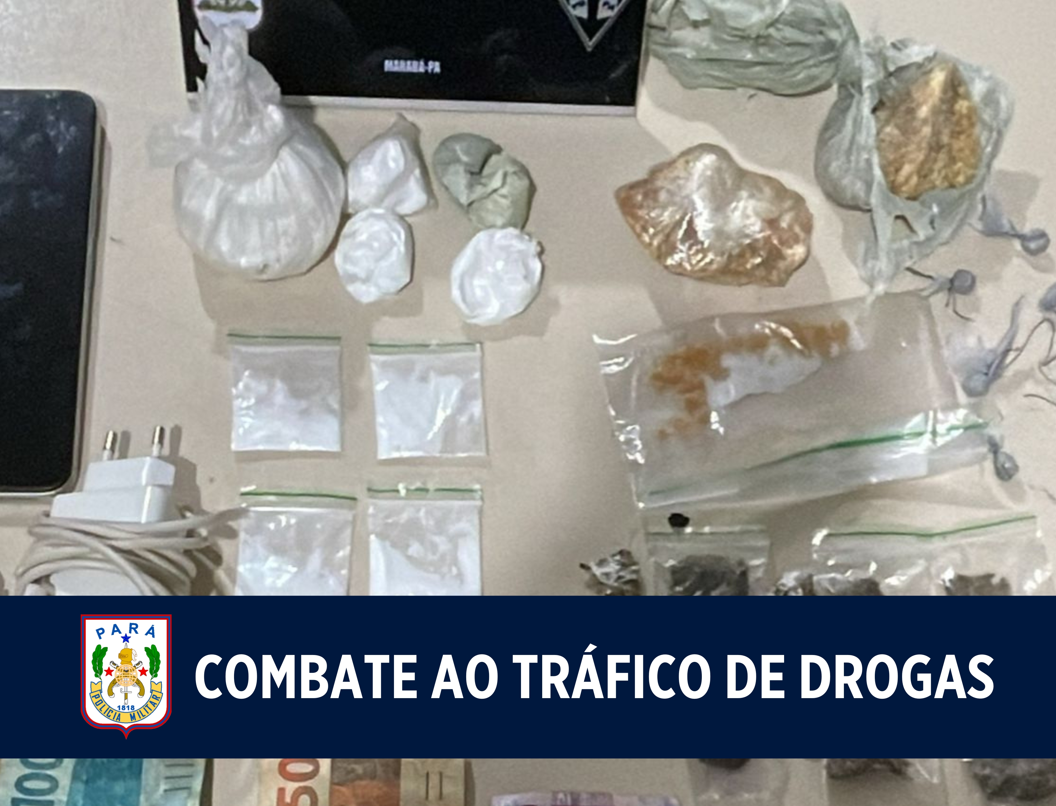 1° BME apreende entorpecentes em Marabá