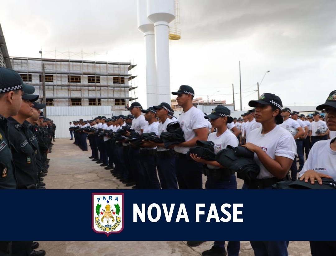 Alunos do CFP 2025 vestem pela primeira vez o uniforme da PMPA