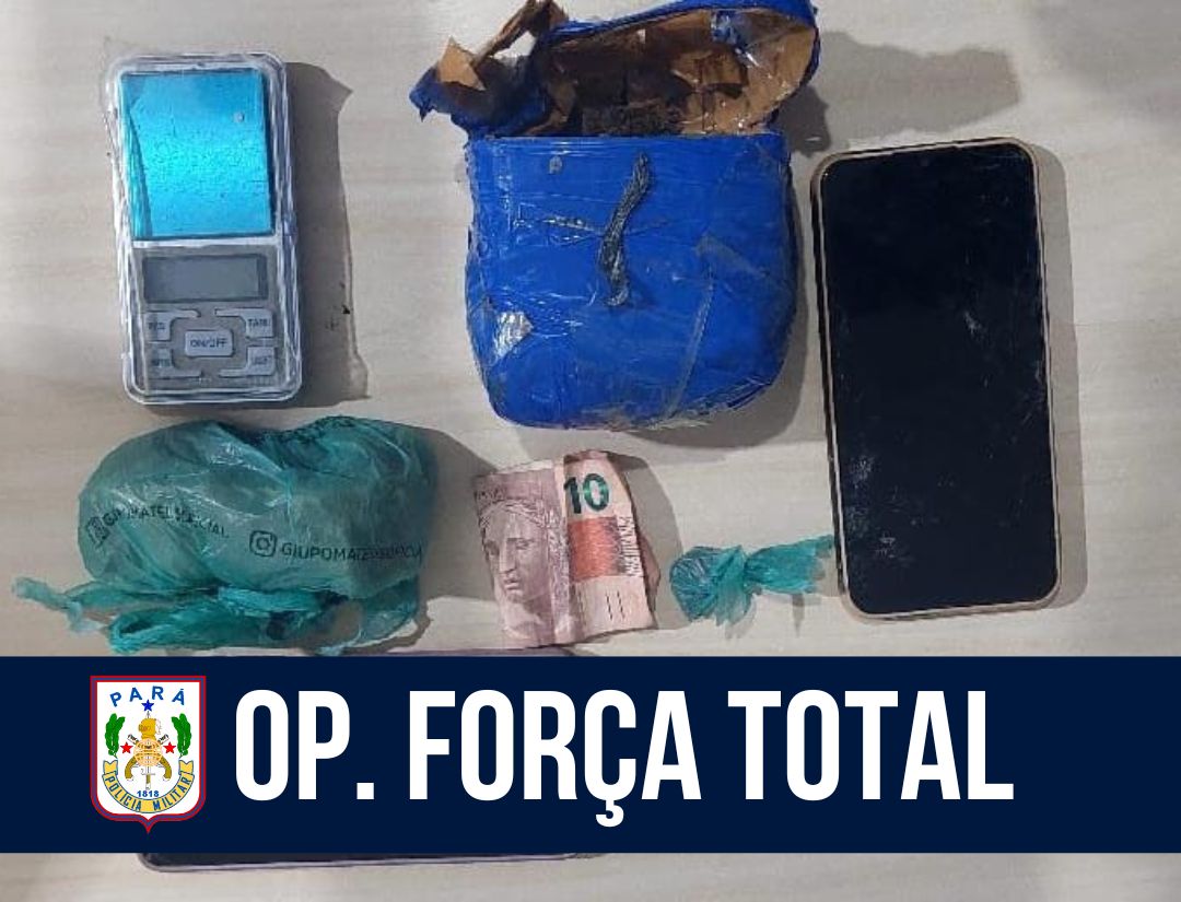 6ª Edição da Operação Força Total culmina em prisão por tráfico de drogas em Itupiranga