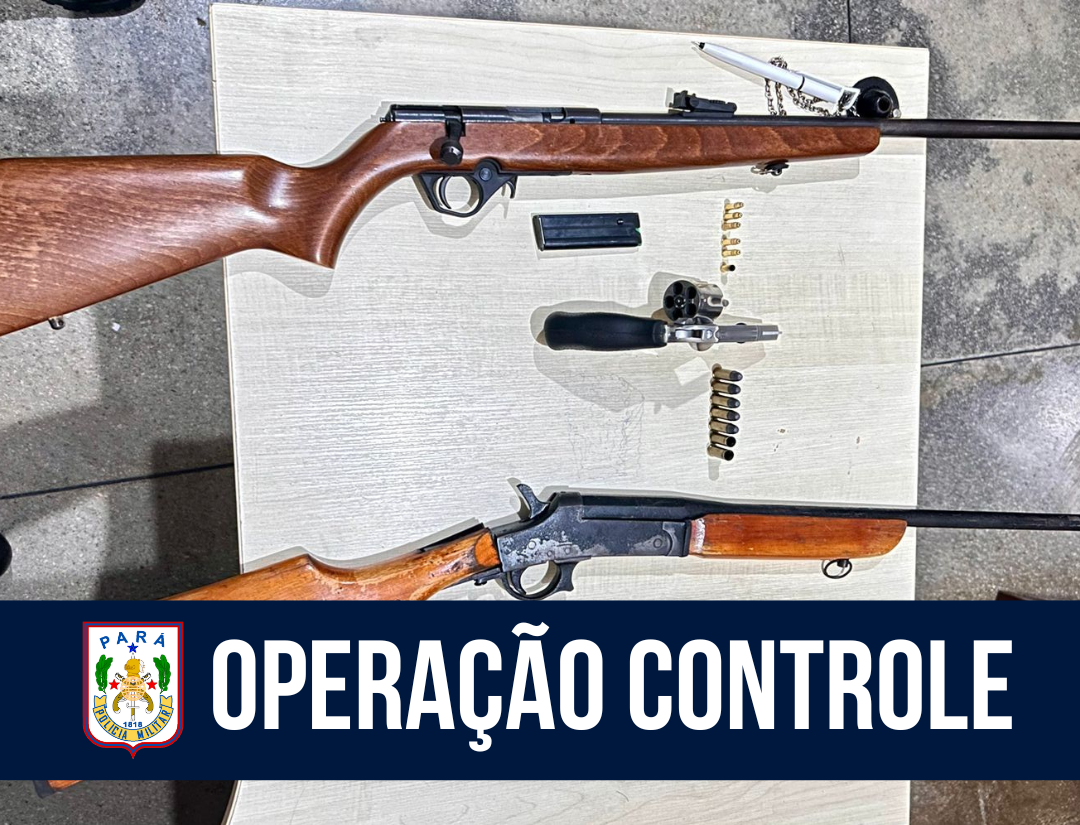 Operação Controle: 17º BPM prende homem por porte ilegal de arma em Rio Maria