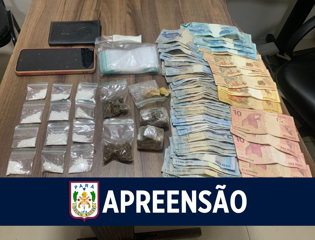 23° Batalhão prende homem por tráfico de drogas em Parauapebas
