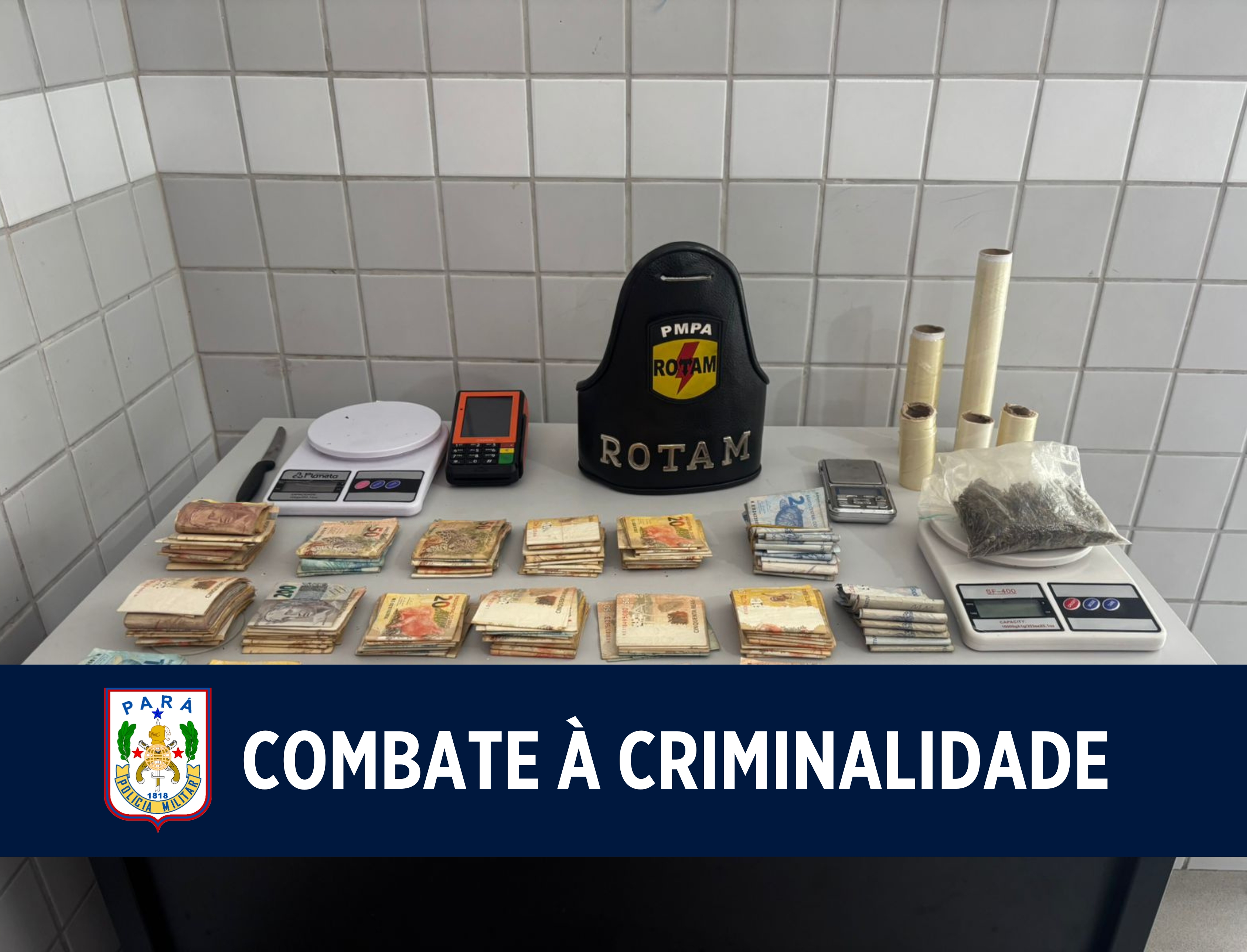 ROTAM prende traficante de drogas em Belém