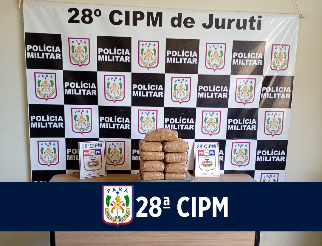 28ª CIPM apreende mais de 10kg de entorpecentes em Juruti