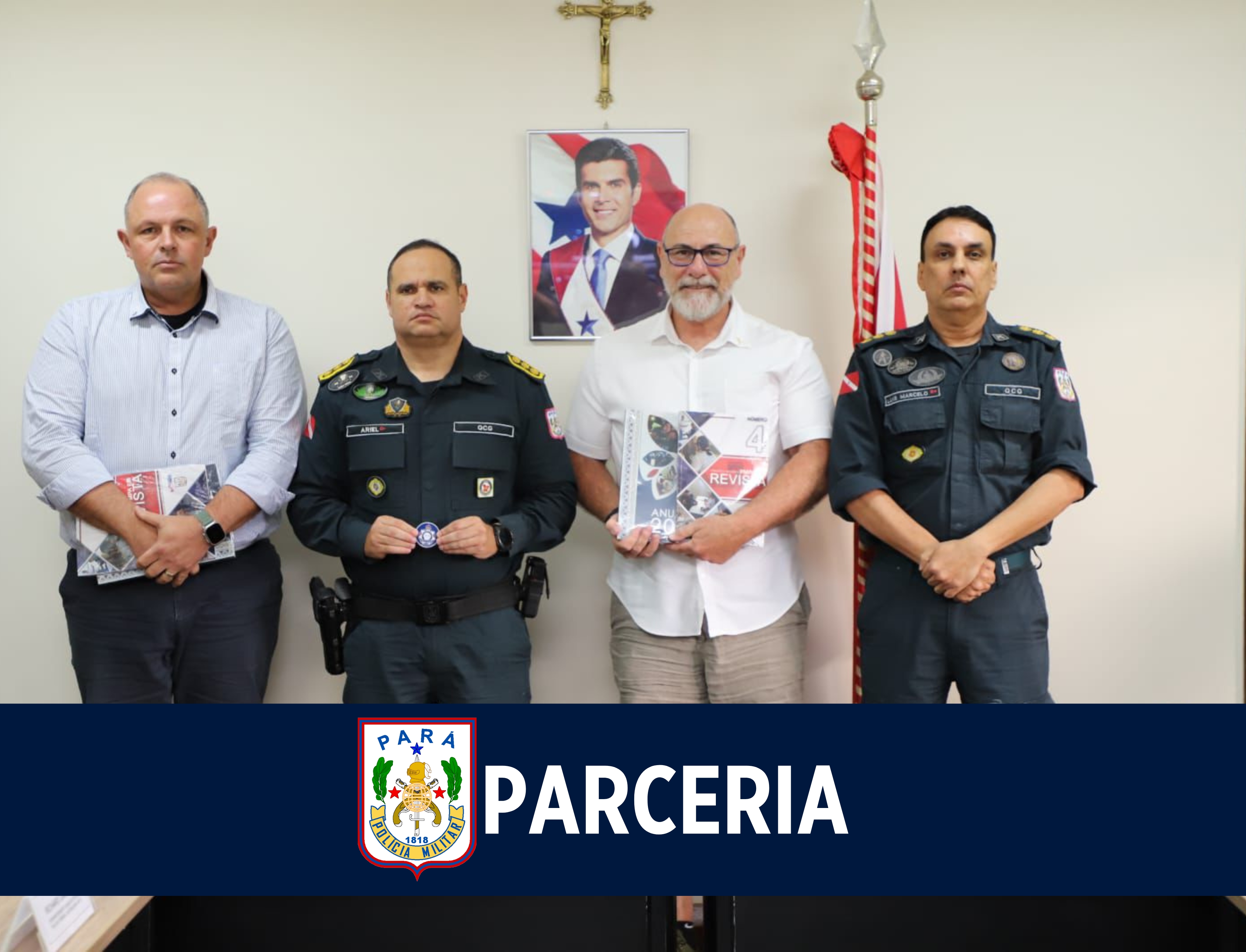 Polícia Militar recebe representantes da Polícia Federal Australiana em reunião de cooperação internacional