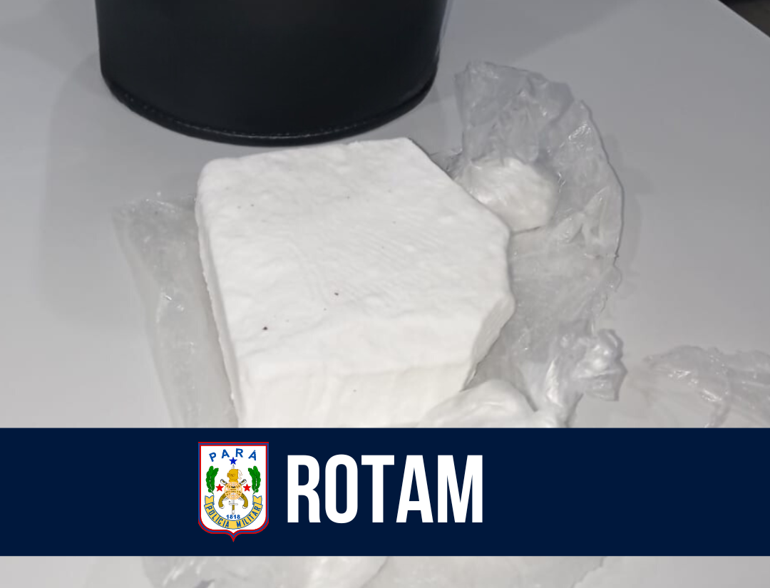 Em Belém, Rotam desarticula ponto de tráfico de drogas