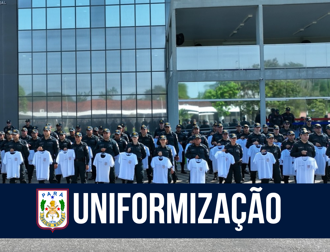 Uniformização: PM promove revista de uniforme em Belém